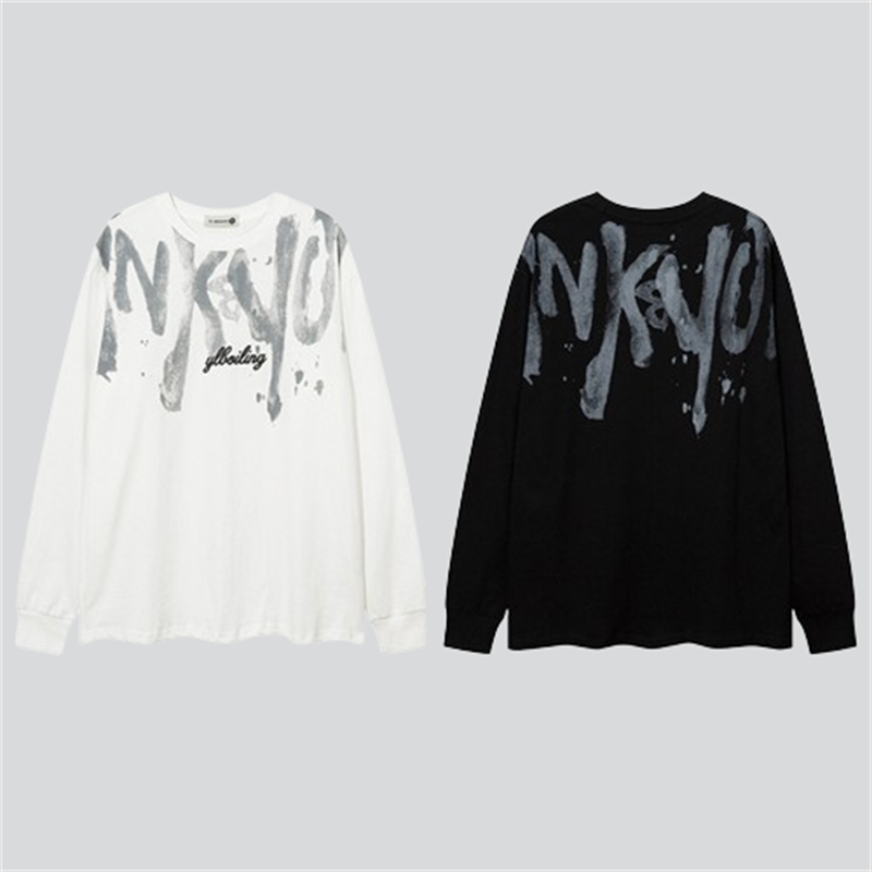 Graffiti Letter Long Sleeve Tees