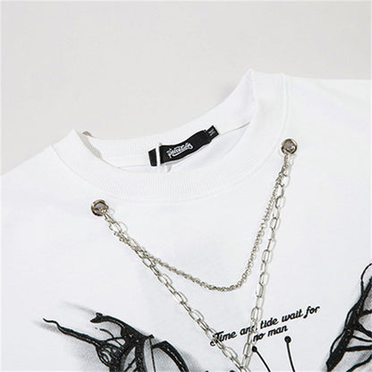 Spiderweb Shaped Butterfly Tees