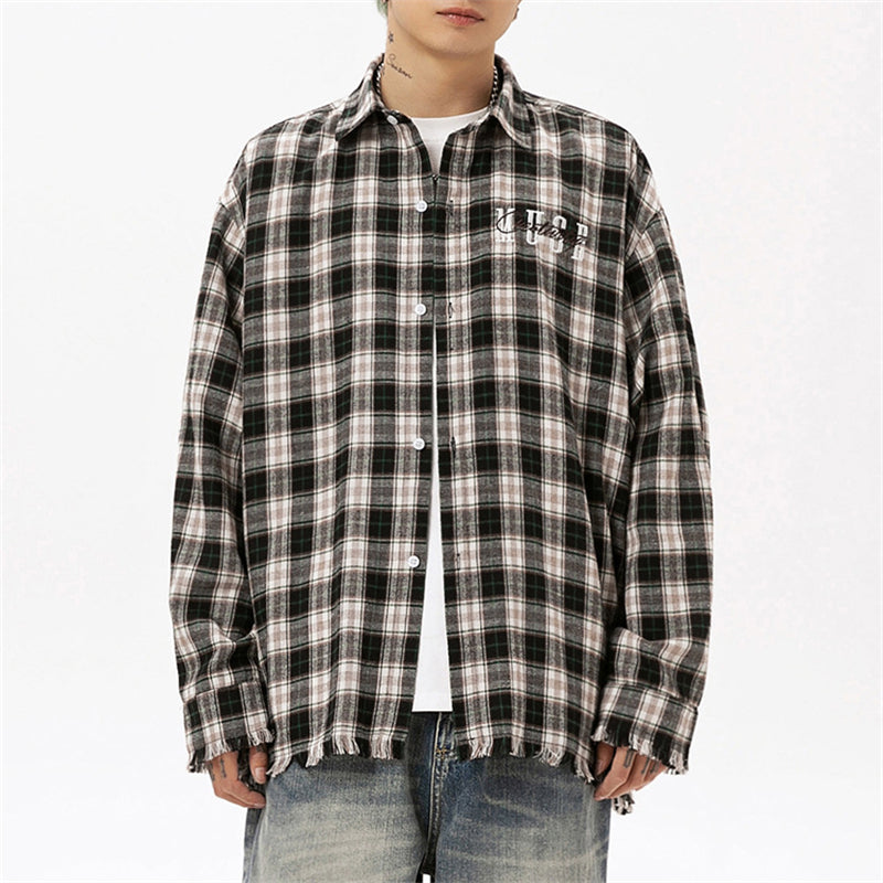 Couple's Tassel Plaid Shirts