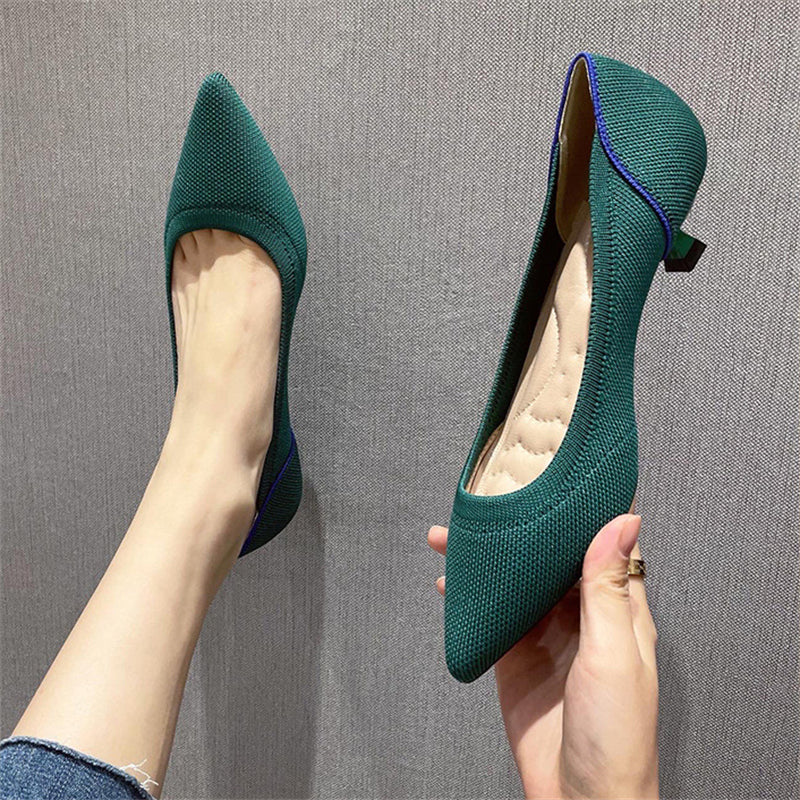 Breathable Party Knitted Heels