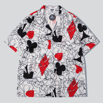 Playing Card Print Beach Outfit
