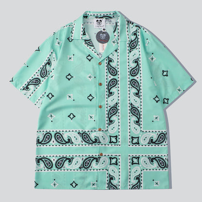 Paisley Printed Mint Green Set