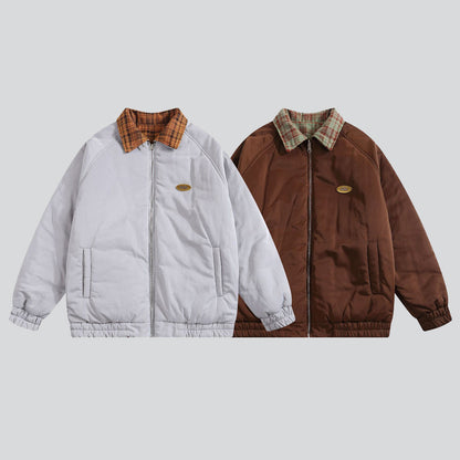 Reversible Lapel Padded Coat