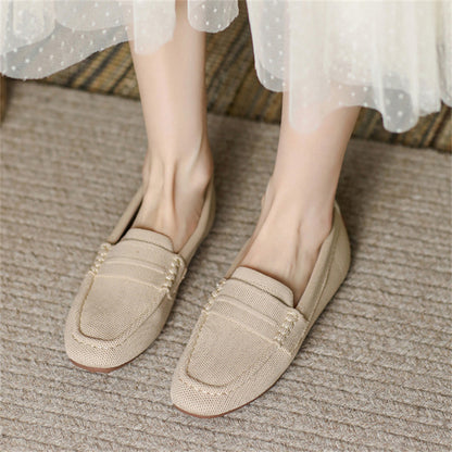 Simple Style Super Soft Non-Slip Loafers