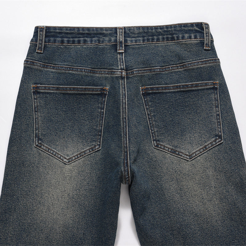 Classic Washed Effect Jeans