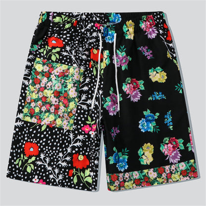 Colourful Daisy Print Beach Short Sets