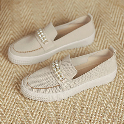 Beautiful Pearl Flat Loafers