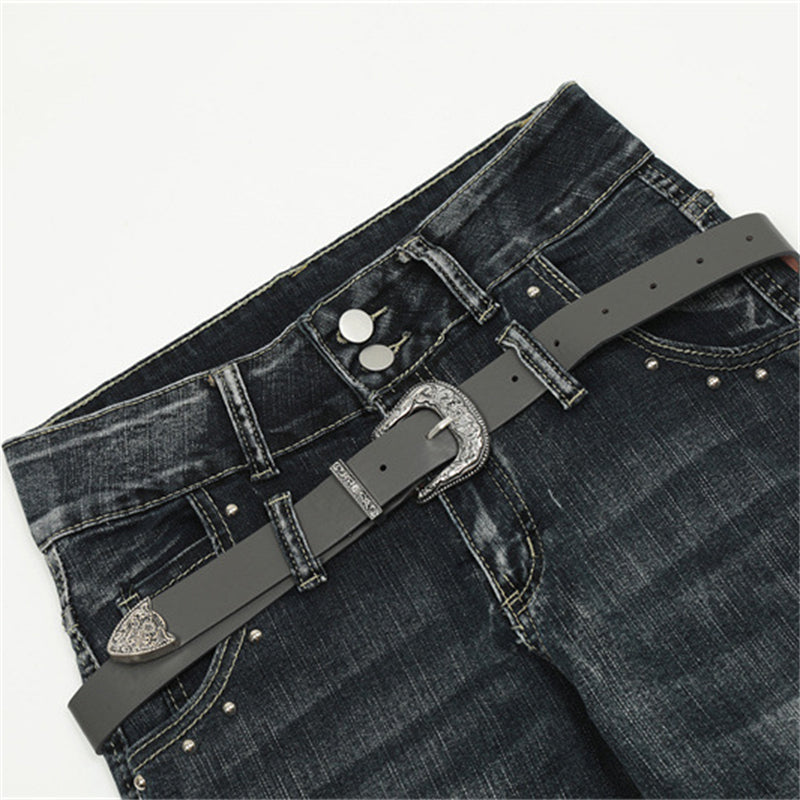 Studded Flared Jeans