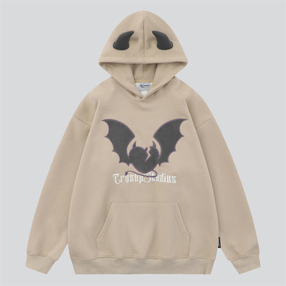 Demon's Horns Couple Hoodies with Pocket