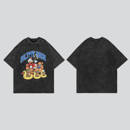 Filthy Rich Mr Duck Print Tees