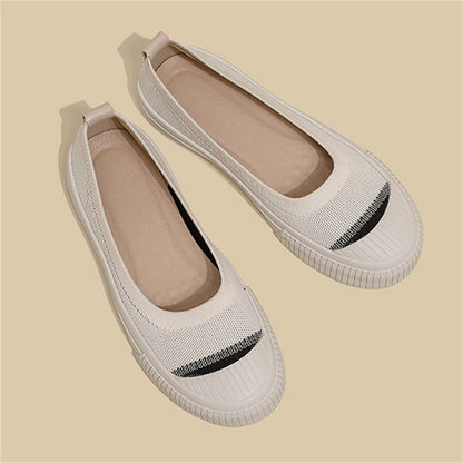 Trendy Thick-Soled Knitted Lazy Shoes