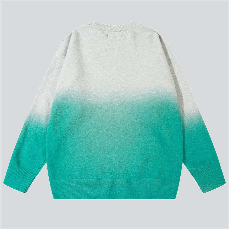 Gradient Color Trendy Couple Sweaters