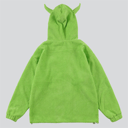 Bull's Horn Zip Up Hoodies