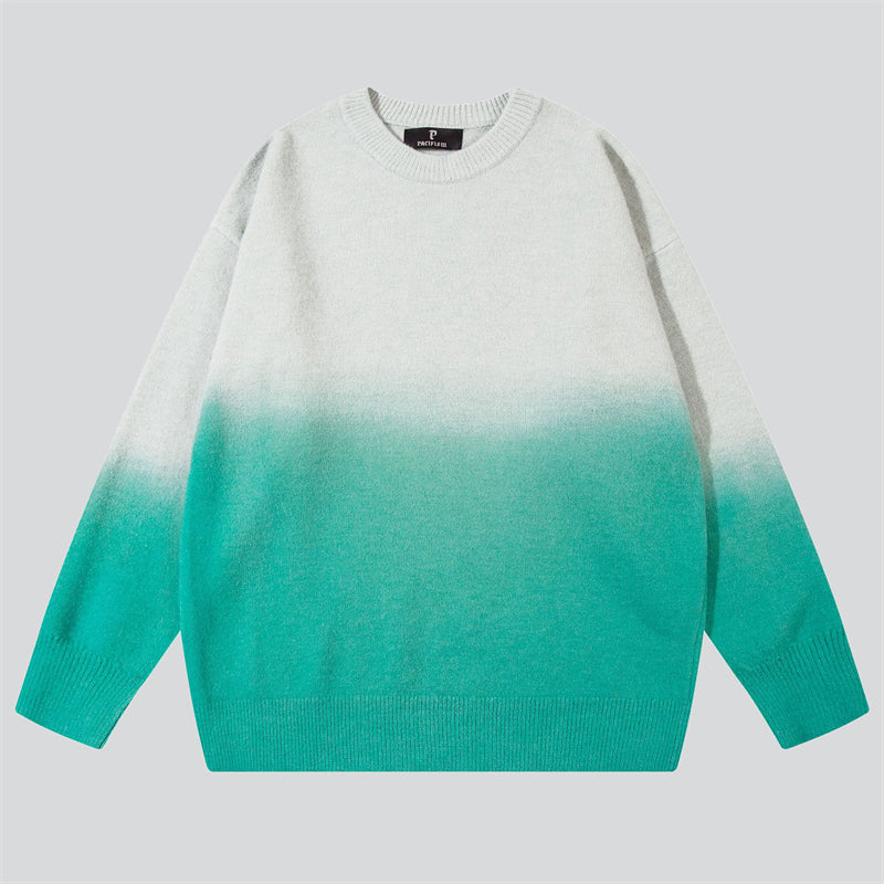 Gradient Color Trendy Couple Sweaters