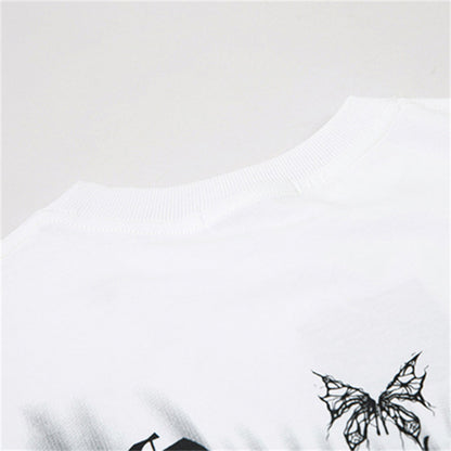 Spiderweb Shaped Butterfly Tees