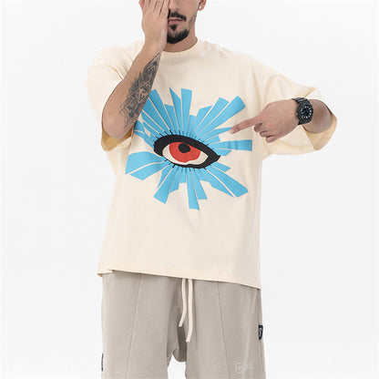 Eye Print Hip Hop Tees