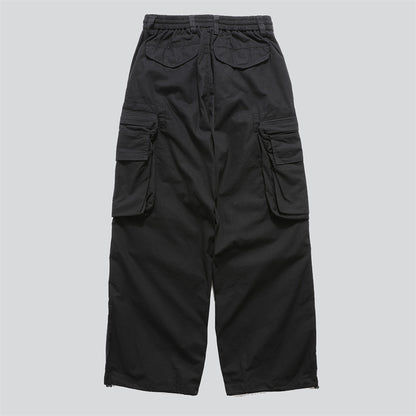 Trendy Pleated Multi-Pocket Cargo Pants