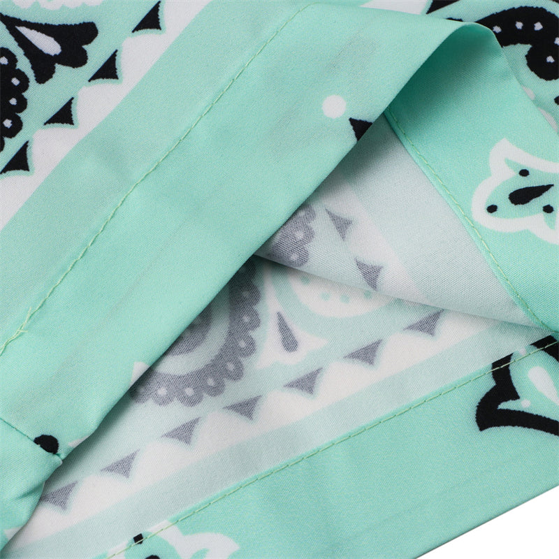 Paisley Printed Mint Green Set