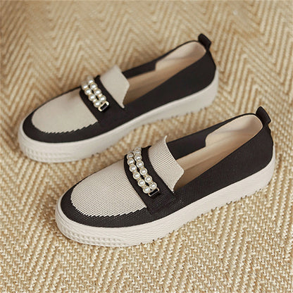 Beautiful Pearl Flat Loafers