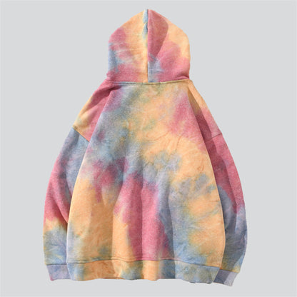 Cute Tie-Dye Couple Hoodie