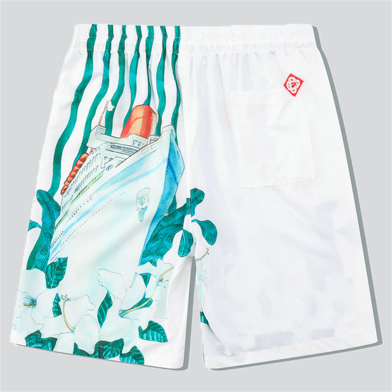Lily Flower Nautical Journey Print Summer Sets