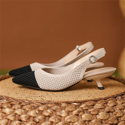 Adjustable Buckle Cut-out Sandals