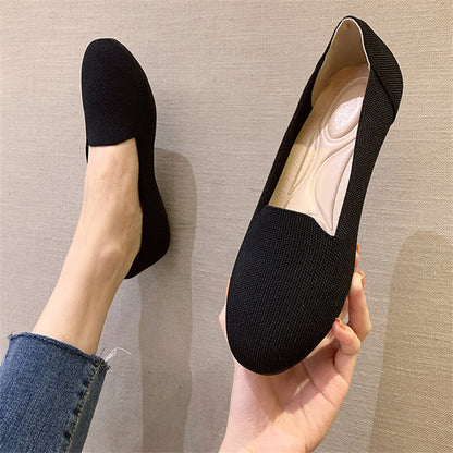 Summer Leisure Round Toe Lazy Flats