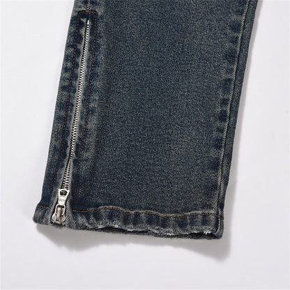 Classic Washed Effect Jeans