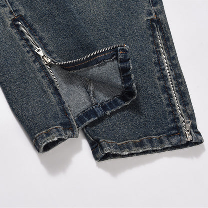 Classic Washed Effect Jeans