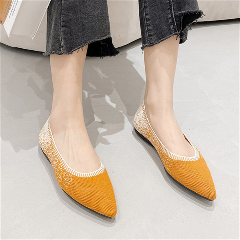 Starry Sky Gradient Color Elegant Flats