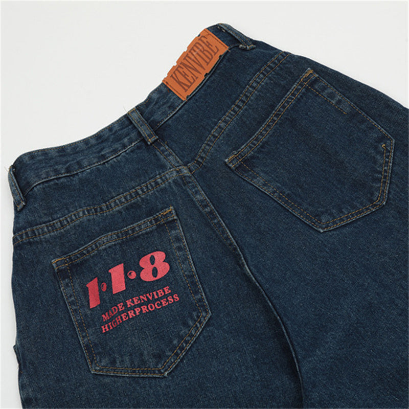 Numbers & Tai Chi Symbols Jeans