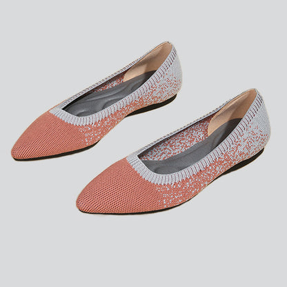 Starry Sky Gradient Color Elegant Flats