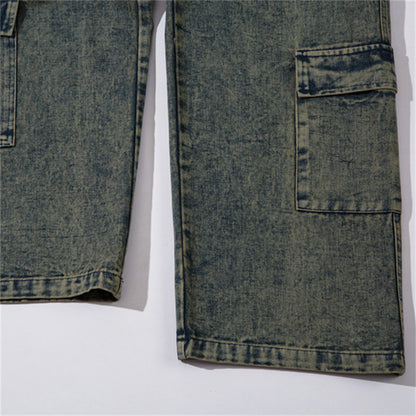 Multi-Pocket Cargo Jeans