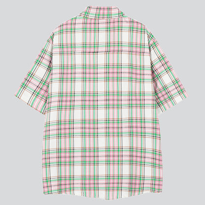 Embroidered Plaid Shirt