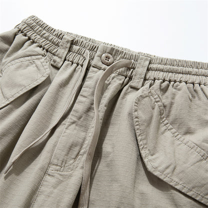 Trendy Pleated Multi-Pocket Cargo Pants