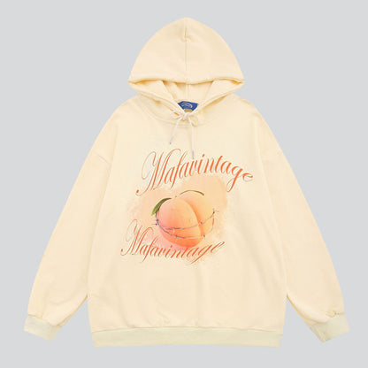 Summer Fruit Print Hoodie