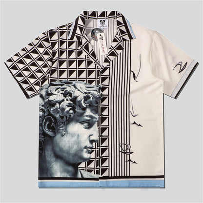 David Statue Print Vintage Shirt