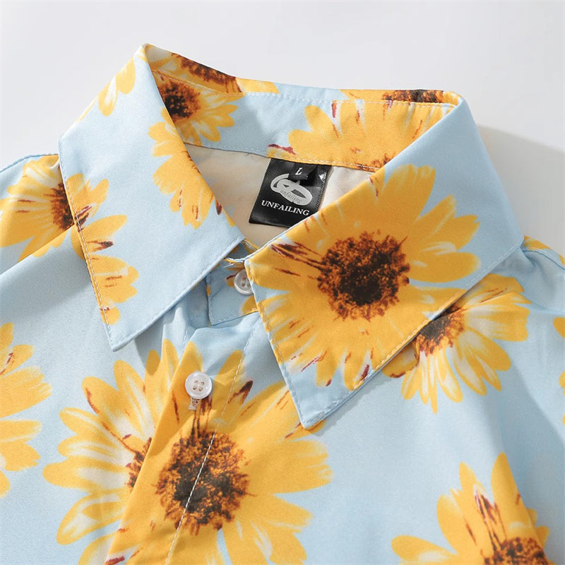 Daisy Print Summer Shirt