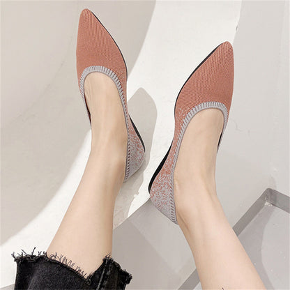 Starry Sky Gradient Color Elegant Flats