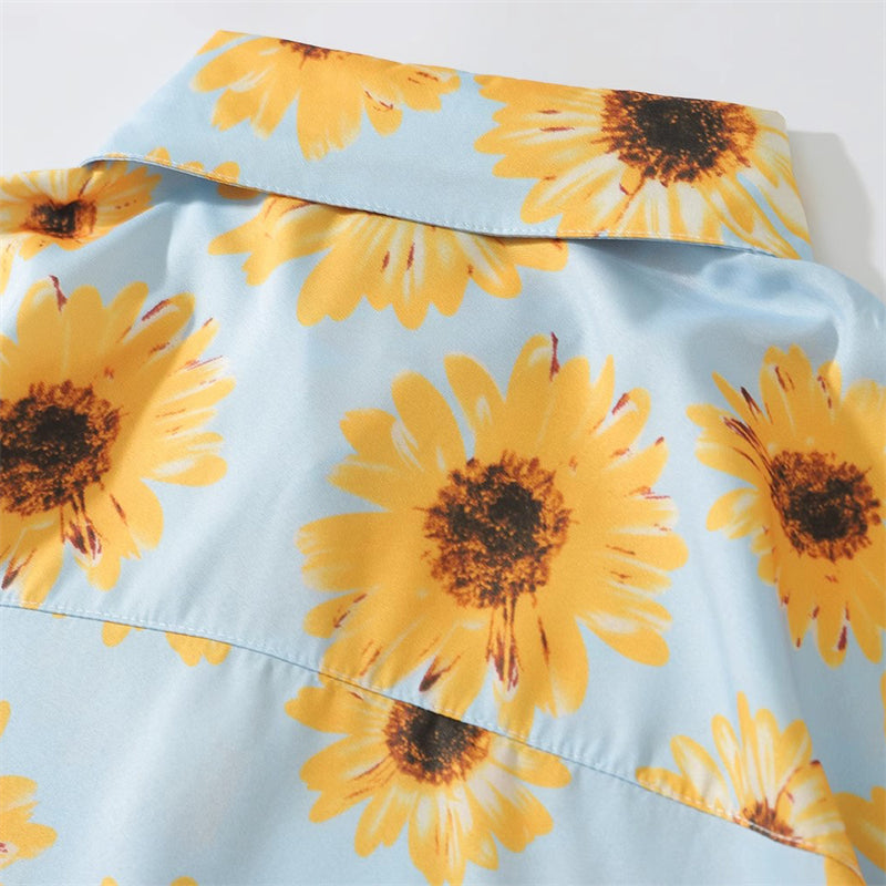 Daisy Print Summer Shirt