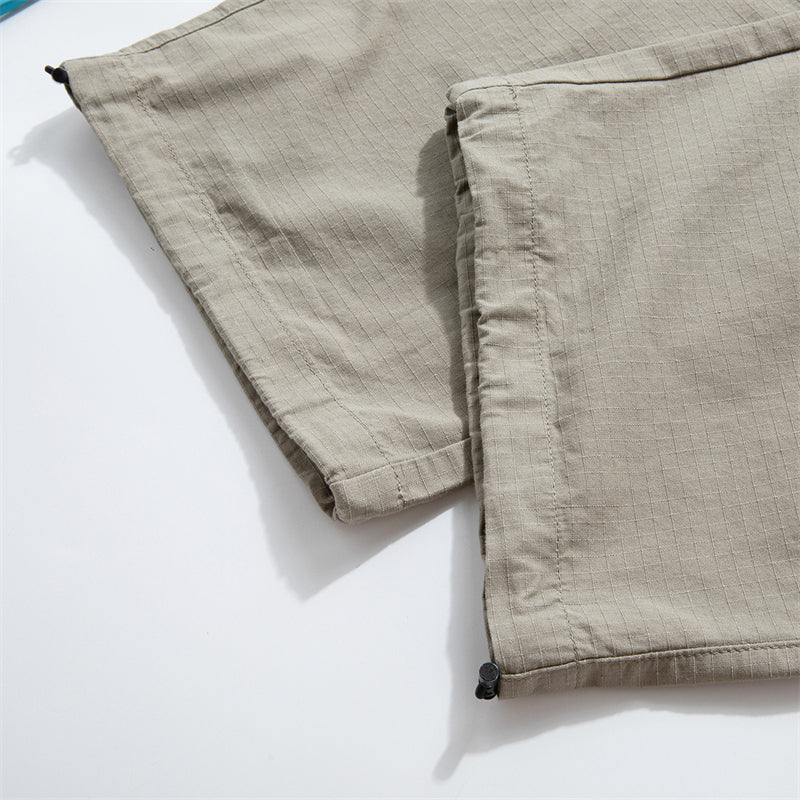 Trendy Pleated Multi-Pocket Cargo Pants